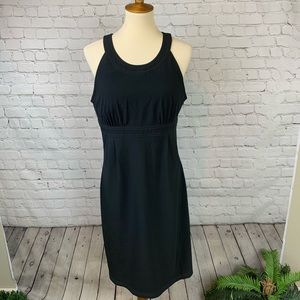 Athleta Black Dress w/ built in bra Size 12